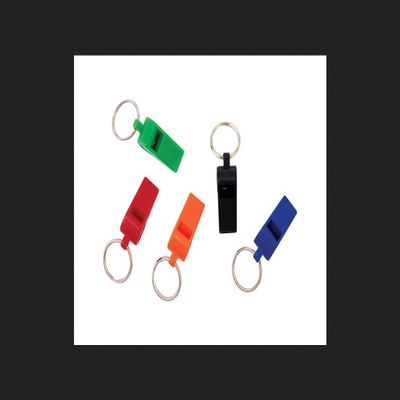 Hy-Ko #KC160 Plastic Whistle Key Ring