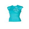 Rip Curl Women's Cherry Springer Cap Rashguard (Aqua, 14) view 1