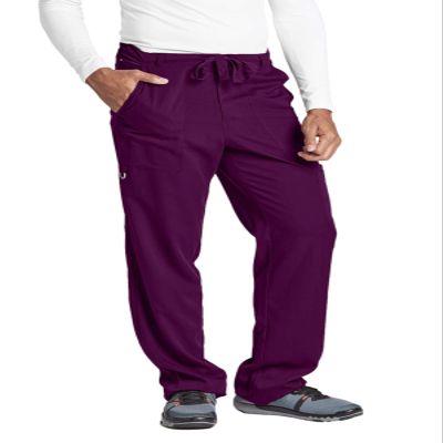 Grey's Anatomy 0203 Men's Utility Pant (Wine, X-Large)