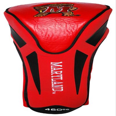Team Golf NCAA Maryland Terrapins Single Apex Driver Head Cover Golf Club Single Apex Driver Headcover, Fits All Oversized Clubs, Truly Sleek Design