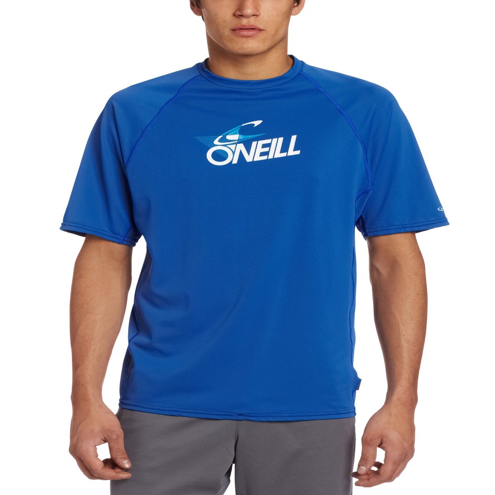 O'Neill Wetsuits Men's 24-7 Short Sleeve Crew, Nite Blue, Small