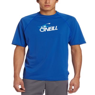 O'Neill Wetsuits Men's 24-7 Short Sleeve Crew, Nite Blue, XX-Large
