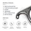 ProClimb Figure 8 Descender | Stainless Steel | Rappelling and Rescue | 50 kN | Bent Ear Design view 2
