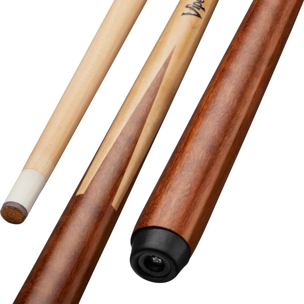 Viper by GLD Products Commercial/House 57" 1-Piece Canadian Maple Billiard/Pool Cue, 21 Ounce, Brown