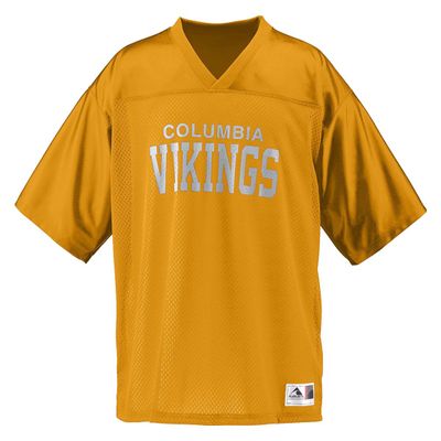 Augusta Sportswear Mens Stadium Replica Jersey, Gold, Small