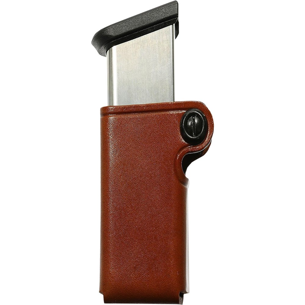 Galco Double Stack Magazine Pouch 45 ACP, 10mm for Glock Leather Tan