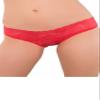 Seven 'til Midnight Low Rise Lace Cheeky, X-Large, Red view 1