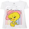 FREEZE Big Girls' Tweety Bird T-Shirt,White,L (12/14) view 1