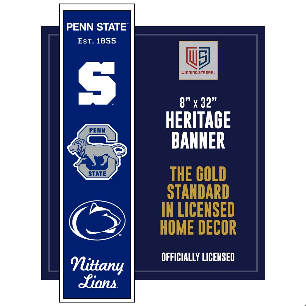NCAA Penn State Nittany Lions Heritage Banner