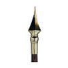 8 in. Spear Ornament Brass Plated Aluminum view 1
