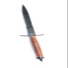 Colt Tactical Trench V-42 Dagger Double Edged Knife w/ Leather Handle & Sheath view 1