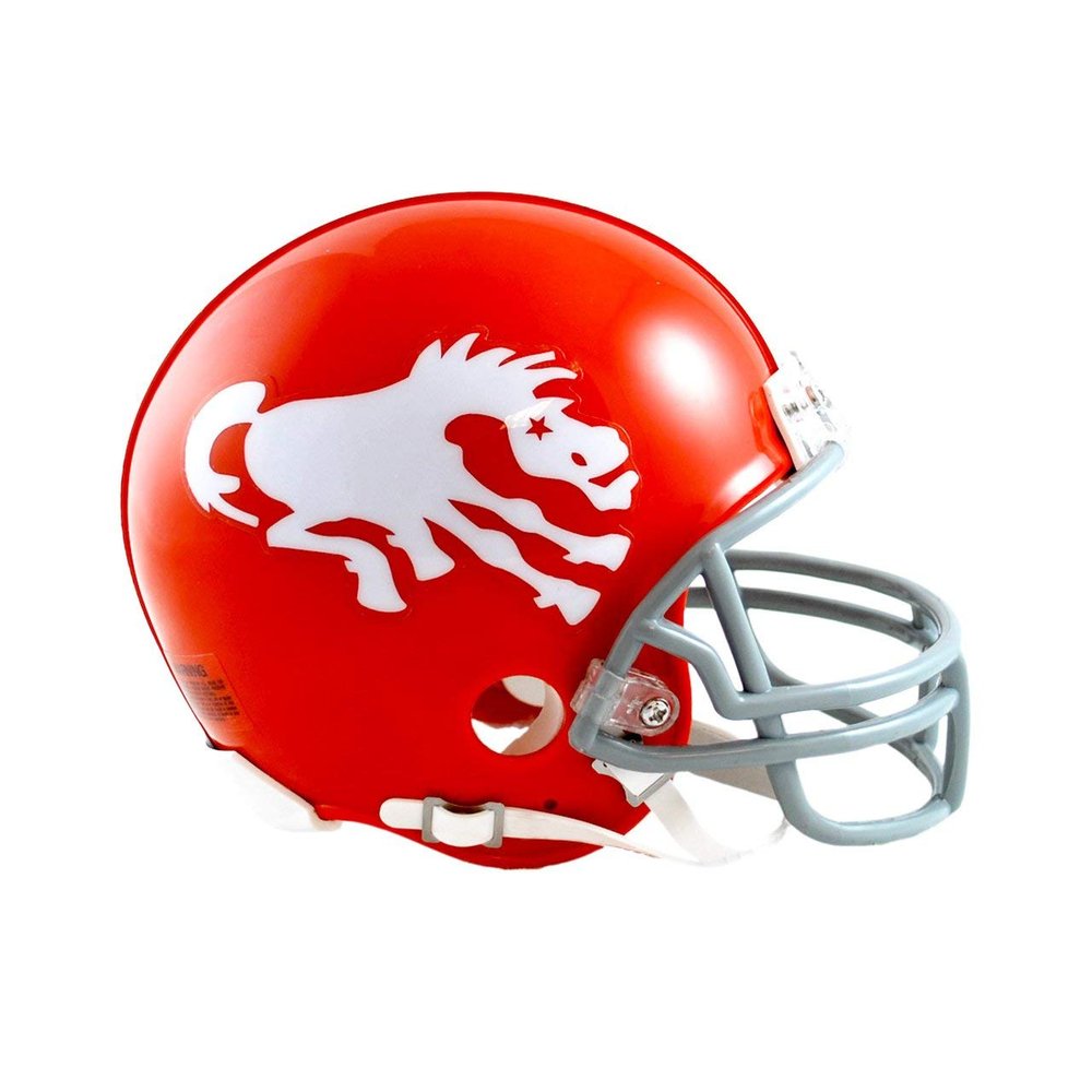 Riddell Denver Broncos 1962-1965 NFL ProLine VSR-4 Mini Throwback Football Helmet
