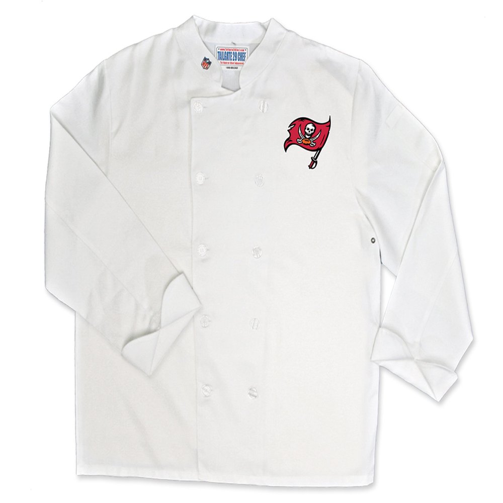 NFL Tampa Bay Buccaneers Classic Chef Coat (Large)
