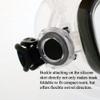 Promate Snorkeling Scuba Dive Mask Fins Dry Snorkel Gear Set, ClrWBk, ML/XL view 3