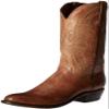 Lucchese Classics Men's Crayton-tn BRN Md Goat Riding Boot, Tan Burnish, 11 2E US view 1