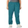 Cherokee Women's Petite Workwear Scrubs Pull-On Cargo Pant, Teal Blue, X-Small-Petite view 1