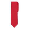 Jacob Alexander Boy's Regular Self Tie Prep Solid Color Necktie - Red view 1