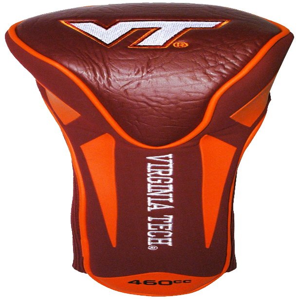 Team Golf NCAA Virginia Tech Hokies Single Apex Driver Head Cover Golf Club Single Apex Driver Headcover, Fits All Oversized Clubs, Truly Sleek Design