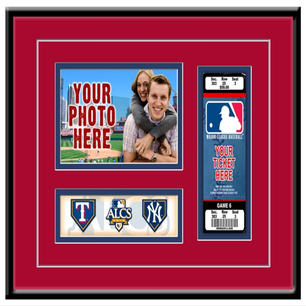 MLB Texas Rangers 2010 ALCS Photo and Ticket Frame