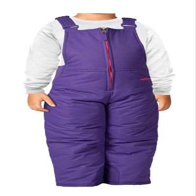 Arctix Infant/Toddler Chest High Snow Bib Overalls, Purple, 2T