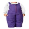 Arctix Infant/Toddler Chest High Snow Bib Overalls, Purple, 3T view 1