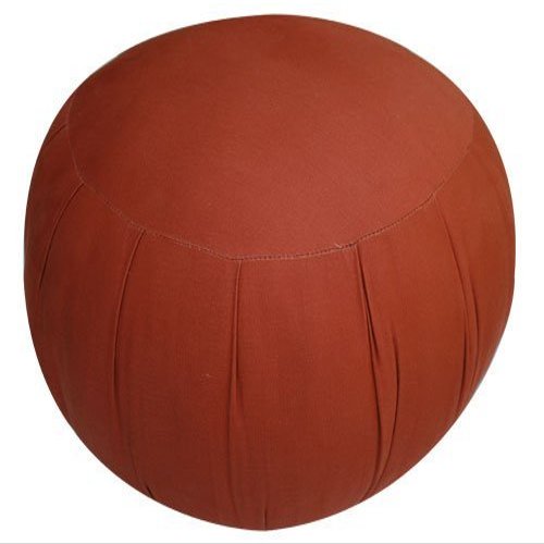 Jumbo Kapok Zafu Meditation Cushion, Clay