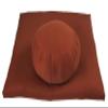 Kapok Zafu, Zabuton and Support Meditation Cushion Set (3pc), Clay view 3
