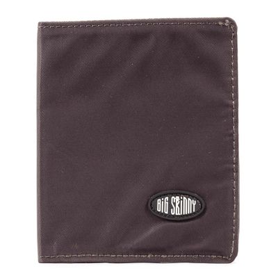 Big Skinny Men's World Bi-Fold Slim Wallet, Holds Up to 35 Cards, Brown