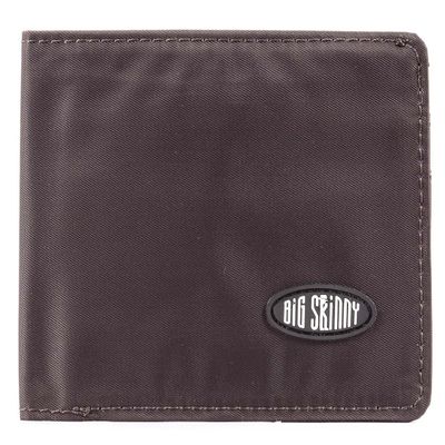 Big Skinny L-Fold Passcase Slim Wallet, Holds Up to 30 Cards, Brown