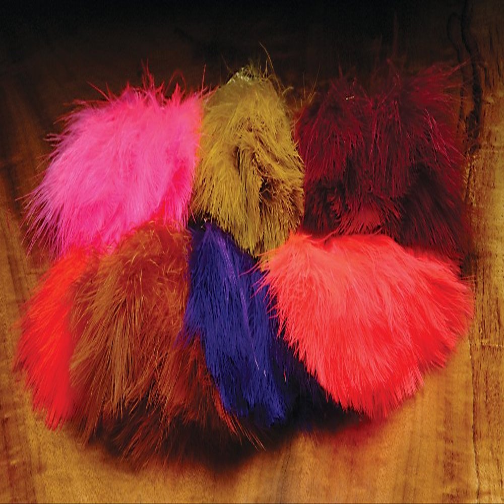 Hareline Fly Tying Marabou Blood Quills - Dk Olive