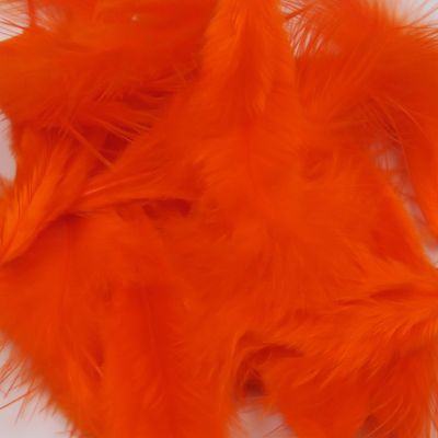 Hareline Fly Tying Mini Marabou - Orange