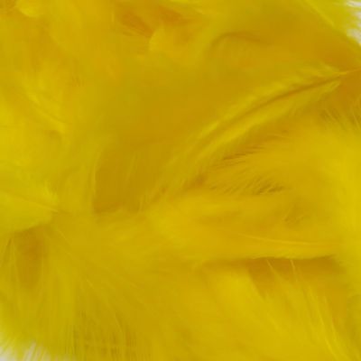 Hareline Fly Tying Mini Marabou - Yellow