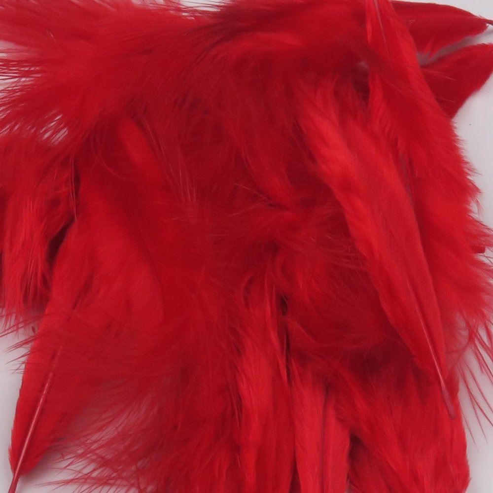 Hareline Fly Tying Mini Marabou - Red