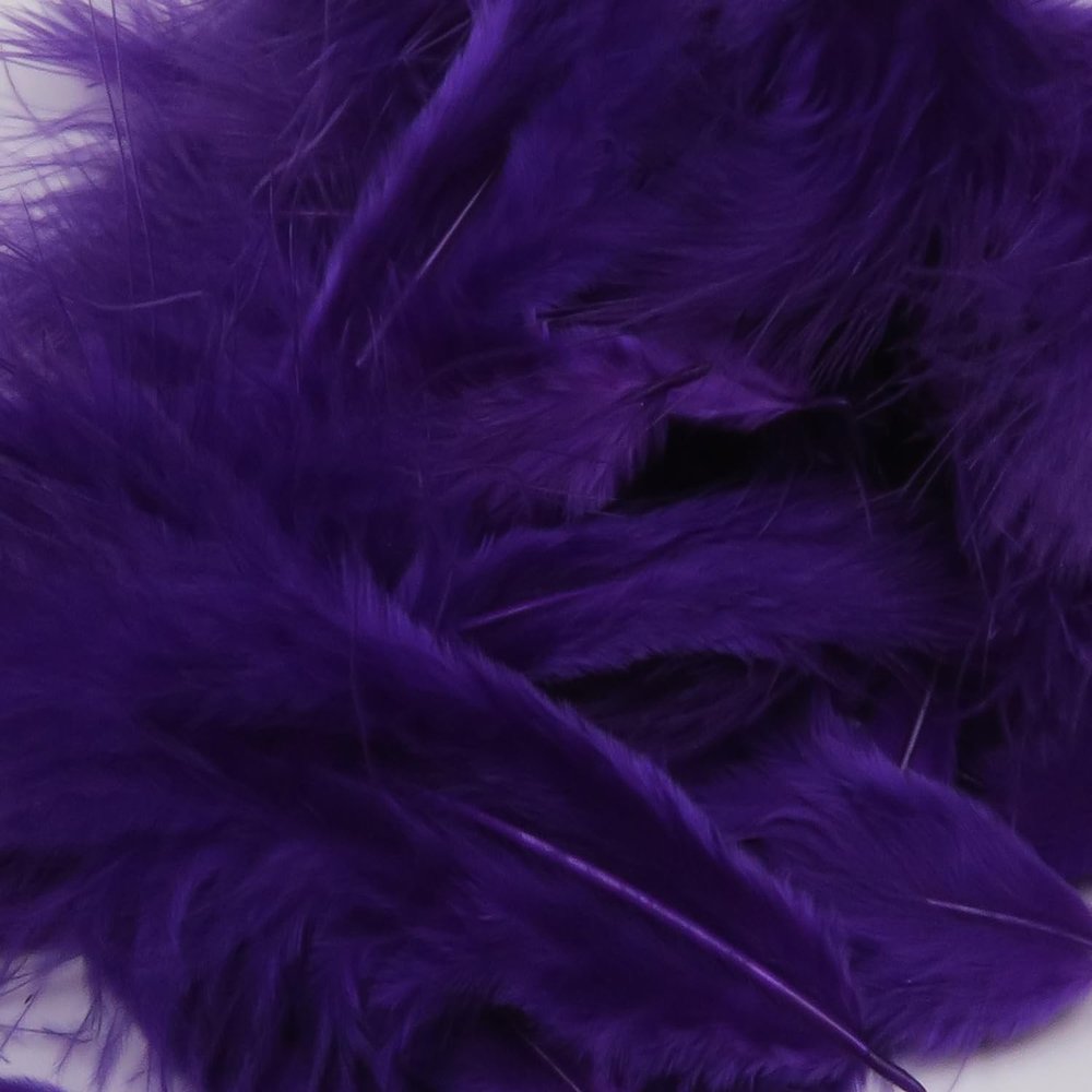 Hareline Fly Tying Mini Marabou - Purple