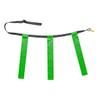 Champion Sports Quick Release Triple Flag Football Set  Large Black Belt  32"39"  Green Flags view 1