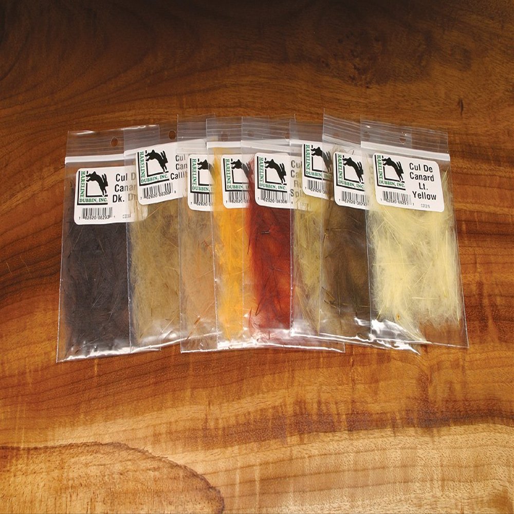 Hareline Cul De Canard Feathers-Dark Dun