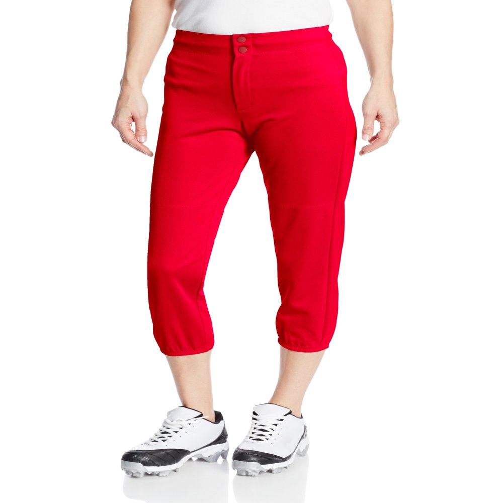Intensity Women's Low Rise Double Knit Pant, X-Small, Scarlet