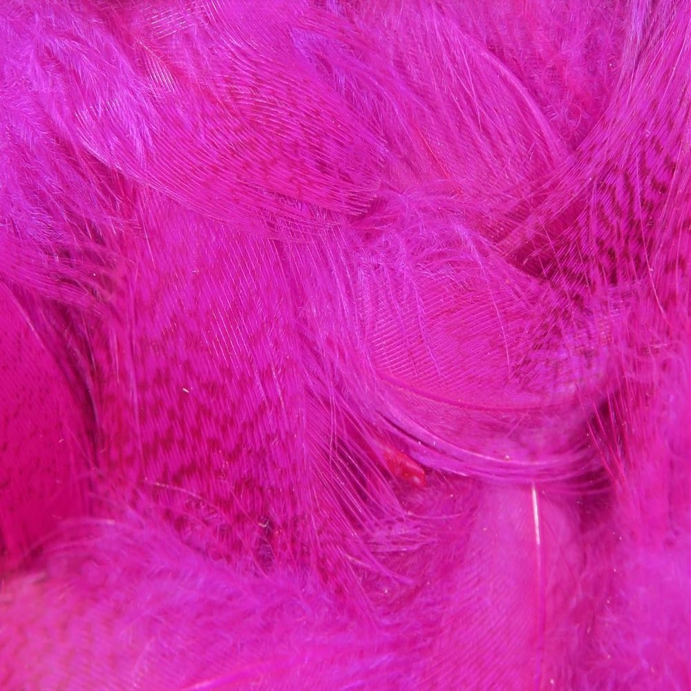 Hareline Fly Tying Mallard Flank - Fl Fuschia