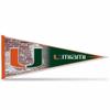 Rico NCAA University of Miami 12 X 30 Pennant view 1