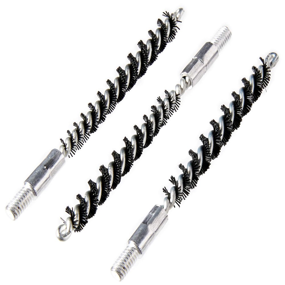 Tipton Nylon Bore Brush .338Cal/8mm 3 Pack with Durable Wire Core and Nylon Bristles for Firearm Cleaning and Maintenance