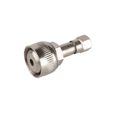 Petromax Pump Adapter for HK150/HK250/HK350/HK500 High Pressure Lanterns, Spare Part Indoor/Outdoor Lamps, Chrome