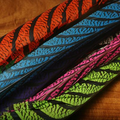 Lady Amherst Pheasant Center Tail Feather (Highlander Green)
