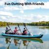 Sea Eagle 465FT Fasttrack Inflatable Kayak V-Bottom 15'3" -3 Person Touring Kayak -Built Bigger, Paddles Faster, Carries More. Light Weight (465FT 2 Person Pro Kayak Package) view 4