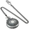 Charles-Hubert, Paris 3868-S Classic Collection Antiqued Finish Double Hunter Case Mechanical Pocket Watch view 2