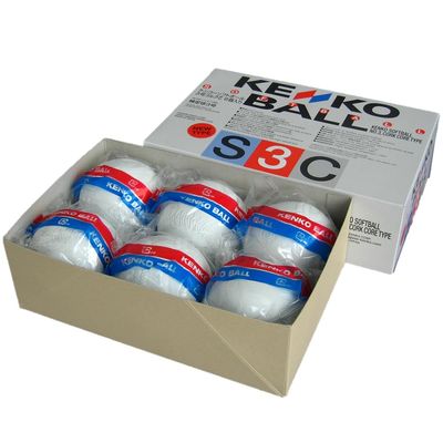 KENKO S3C-New Kenko Softball No. 3 Cork Core Box (6 Pieces)