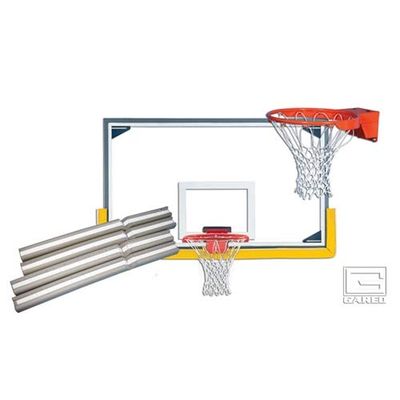 Indoor Economy Gymnasium Glass Basketball Backboard Package