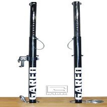 Gared OmniSteelTM Collegiate Telescopic Volleyball System Upright with Winch