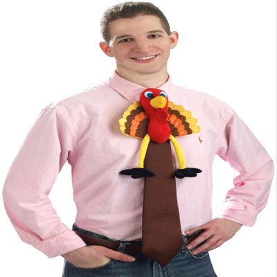 Rubies Turkey Novelty Tie for Adults, Men's No Size Brown