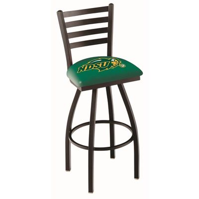 L014 North Dakota State 25" Swivel Counter Stool with Black Wrinkle Finish