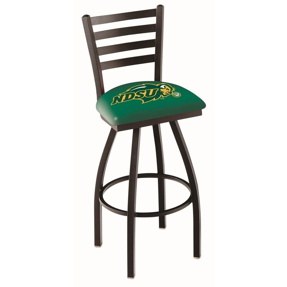 L014 North Dakota State 25" Swivel Counter Stool with Black Wrinkle Finish